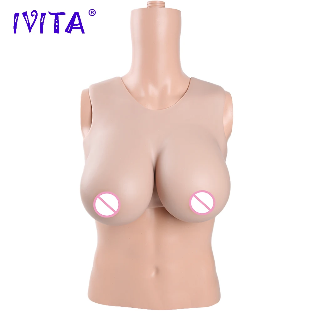 Искусственная Реалистичная силиконовая поддельная форма груди IVITA для