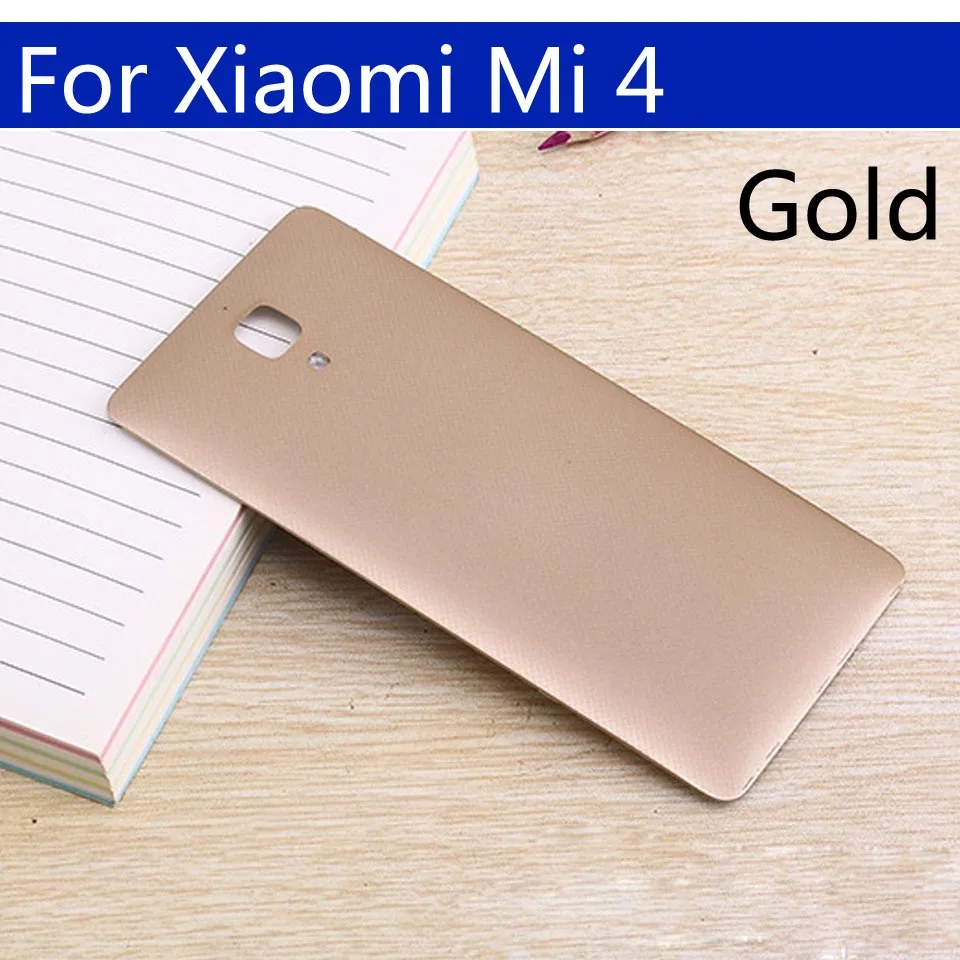 Задняя крышка аккумулятора для Xiaomi Mi4 Mi 4 M4 задняя корпуса замена 4|Корпусы и рамки