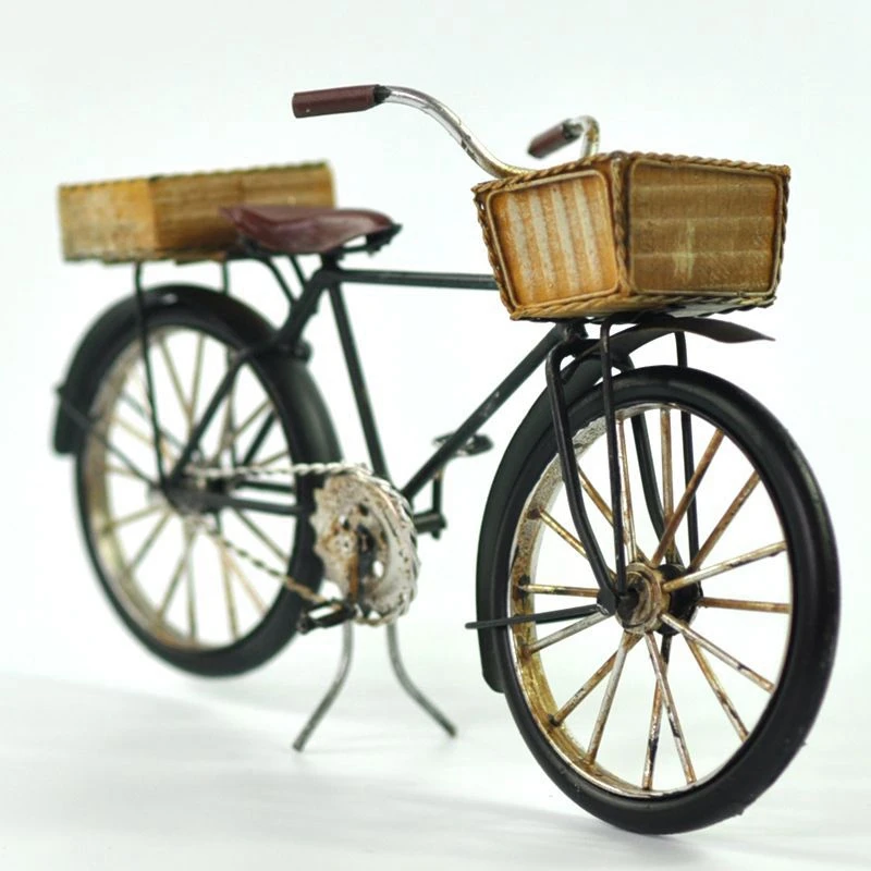 

Model Bicycle Metal Simulation Adult Collection Ornament Toys for Children Christmas Halloween Gift