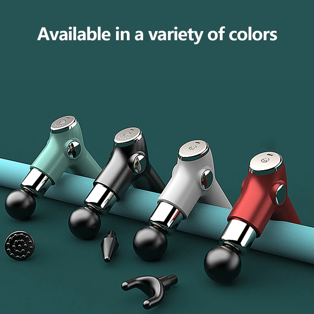 

New 2021 Massage Gun Muscle Body Relaxation Fascia Gun High Frequency Vibration Massage Deep Tissue Percussion Relaxation Relief