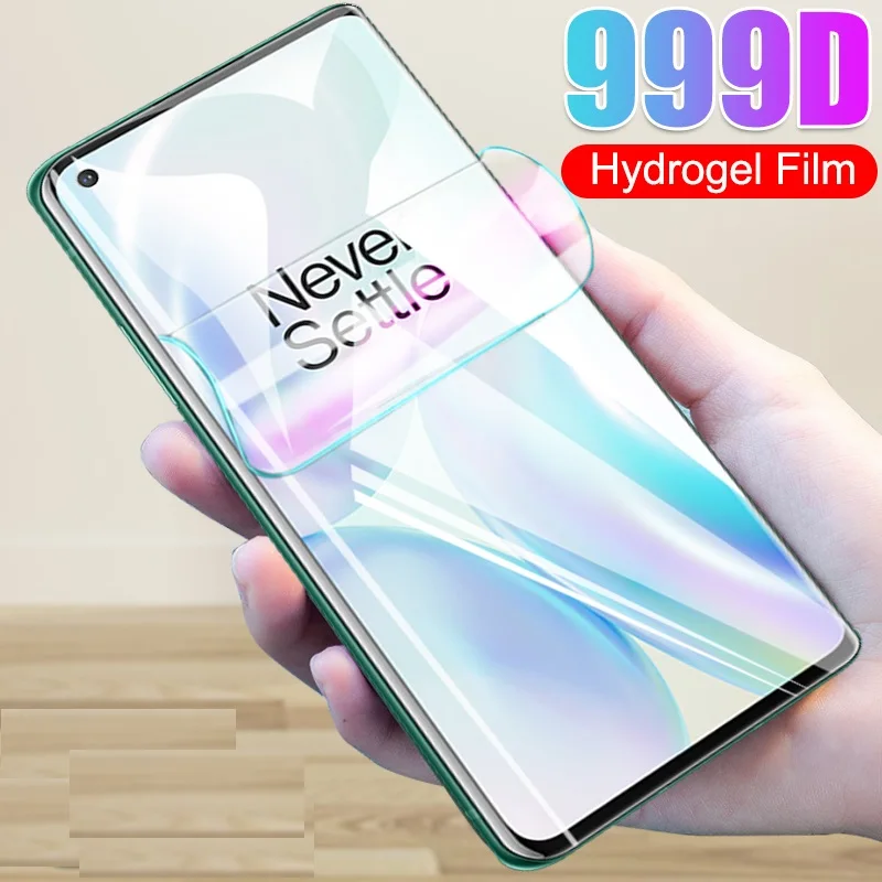 Гидрогелевая пленка 9D для Oneplus 7 7T 8T 9 9R 9E 6 6T 5 5T 3 3T защита экрана Nord CE N10 N100 N200