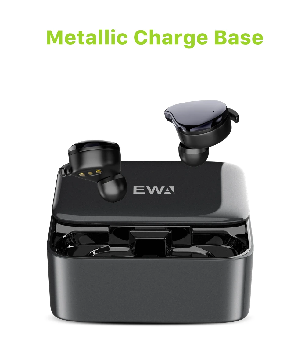EWA, беспроводные наушники, 3D стерео, высокое качество звука, Bluetooth 5,0, наушники, большая емкость, батарея, гарнитура T200