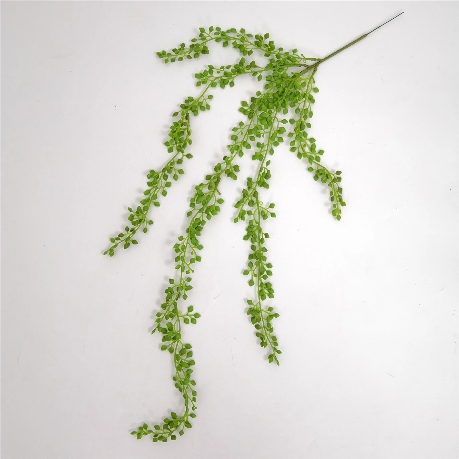 

75cm Artificial Green Plants Hanging Ivy Leaves Radish Seaweed Grape Fake Flowers Vine Home Garden Wall Party Decoration