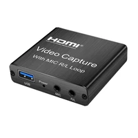 4k hdmi compatible capture card 1080p game capture card usb 2 0 recorder box device for live streaming video recording
