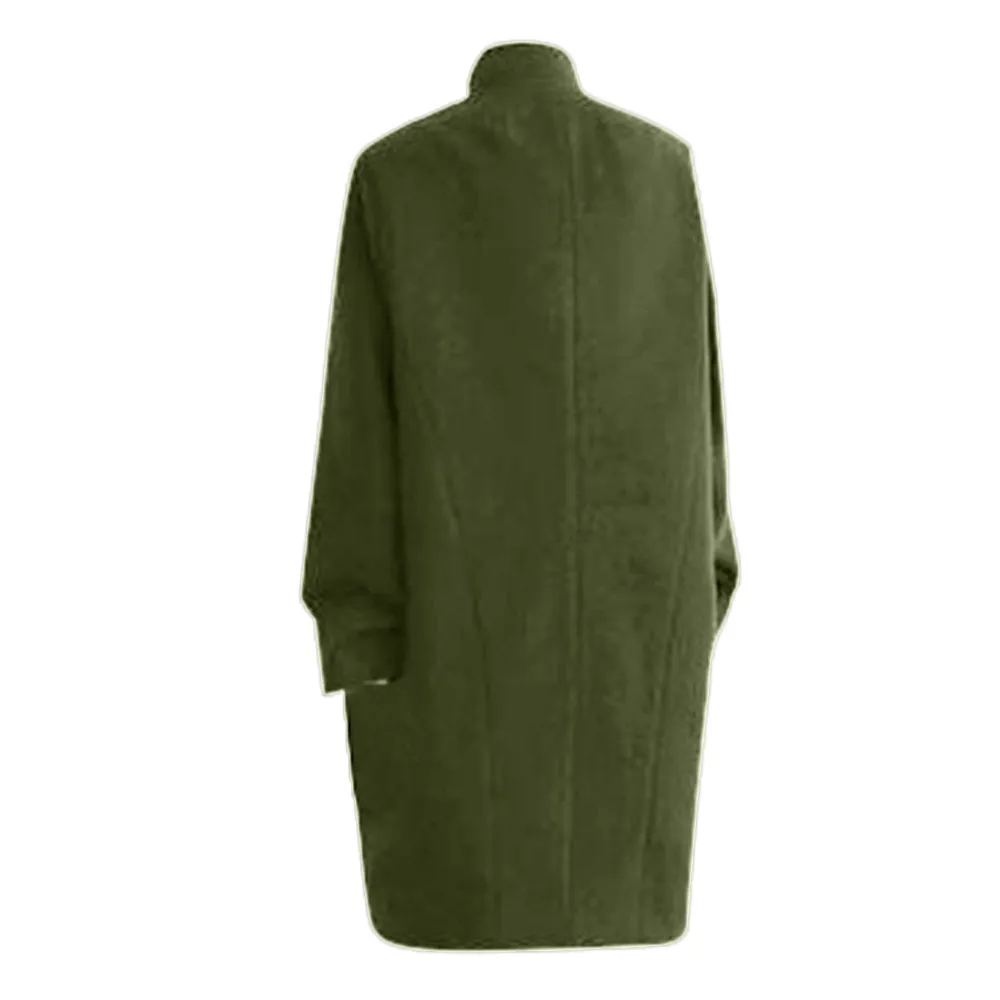 Женское пальто зимнее Тренч с лацканами на молнии Свободное плюс Outwear2019 мягкое