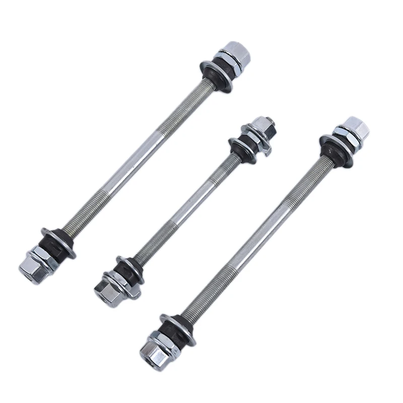 

Bicycle Wheel Hub Axle Front Rear Steel Solid Spindle Shaft Vintage Front/rear Axle Lever Bike Repair Tool Accessories 150/180mm
