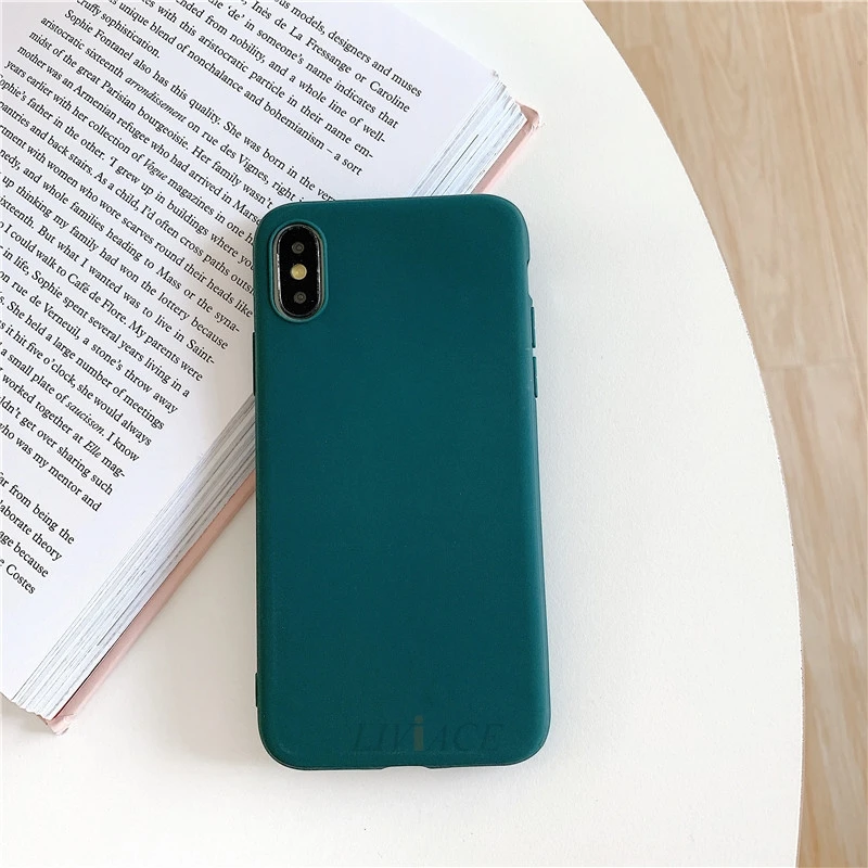 dark green Мягкий ТПУ чехол для xiaomi redmi note 8 7 note8 pro 8a 7a 8T цветной Матовый ультратонкий силиконовый чехол на заднюю панель для xiomi redmi note 8 - Цвет: dark green