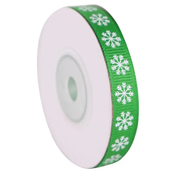 Новинка двухсторонняя нитяная лента в рубчик рождественские украшения вечерние