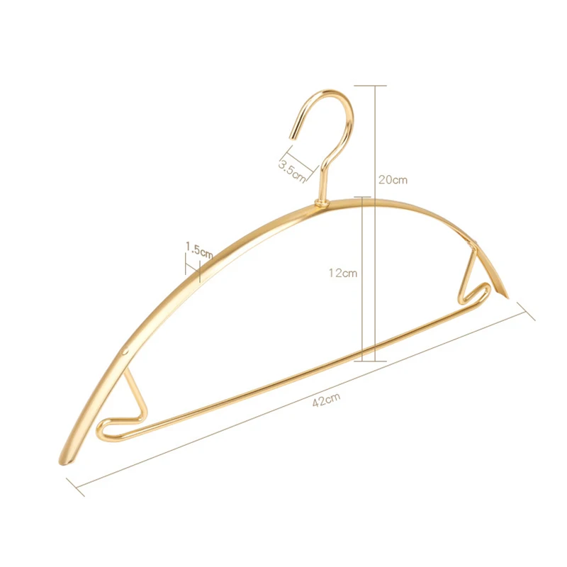 

New No Shoulder Marks Hanger Aluminum Alloy HousehSold Space Saving Suitable for Sweater Coat Pants Shirt