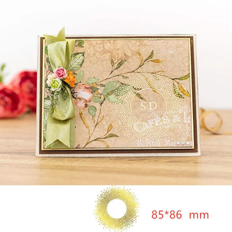 Металлические Горячие тарелки Confetti из фольги для рукоделия скрапбукинга