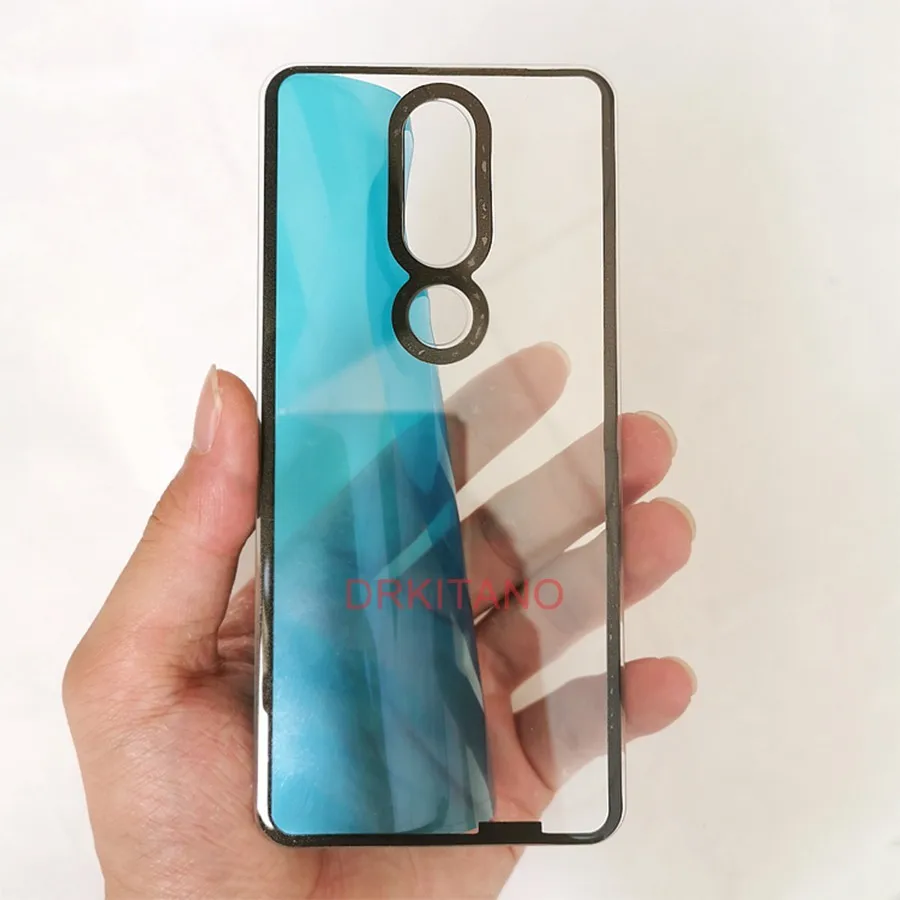 Для Nokia X6 крышка батареи X7 8,1 6,1 Plus задняя крышка корпуса чехол для Nokia X5 задняя дверь стеклянная панель 5,1 Plus крышка батареи