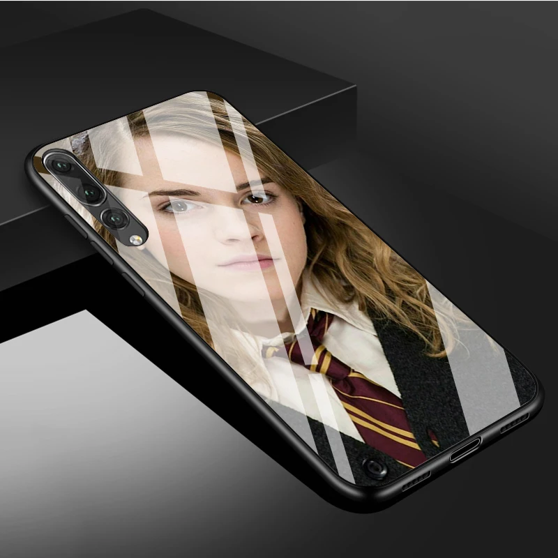 Эмма Ватсон чехол для телефона из закаленного стекла Huawei P20 P30 P40 Lite рro Psmart Mate 20 30