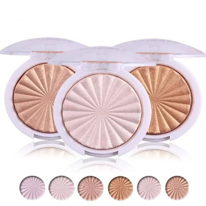 MISS ROSE 1 шт 3D Мерцающая хайлайтер палитра пудры для лица основа макияжа