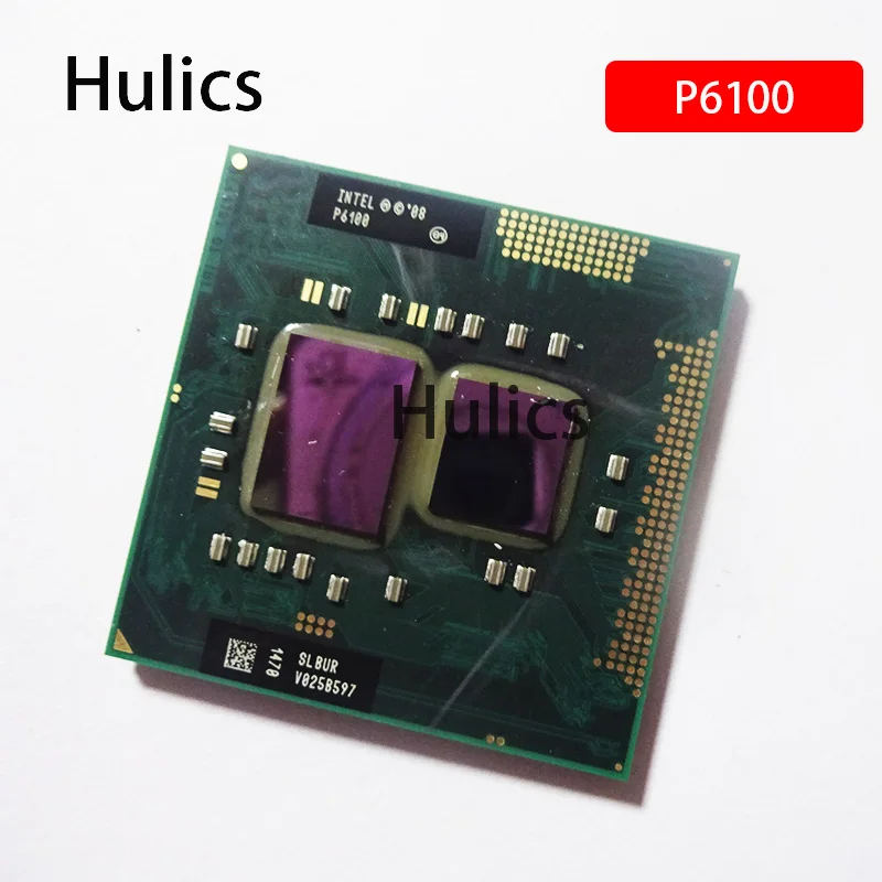 Процессор Hulics Pentium P6100 SLBUR оригинальный двухъядерный процессор 2 0 ГГц 3 МБ 35 Вт