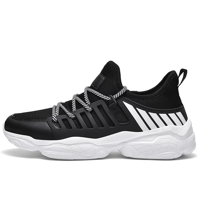 

Running Shoes Big size spring and summer new Korean fashion daddy breathable mesh casual sports men's shoes