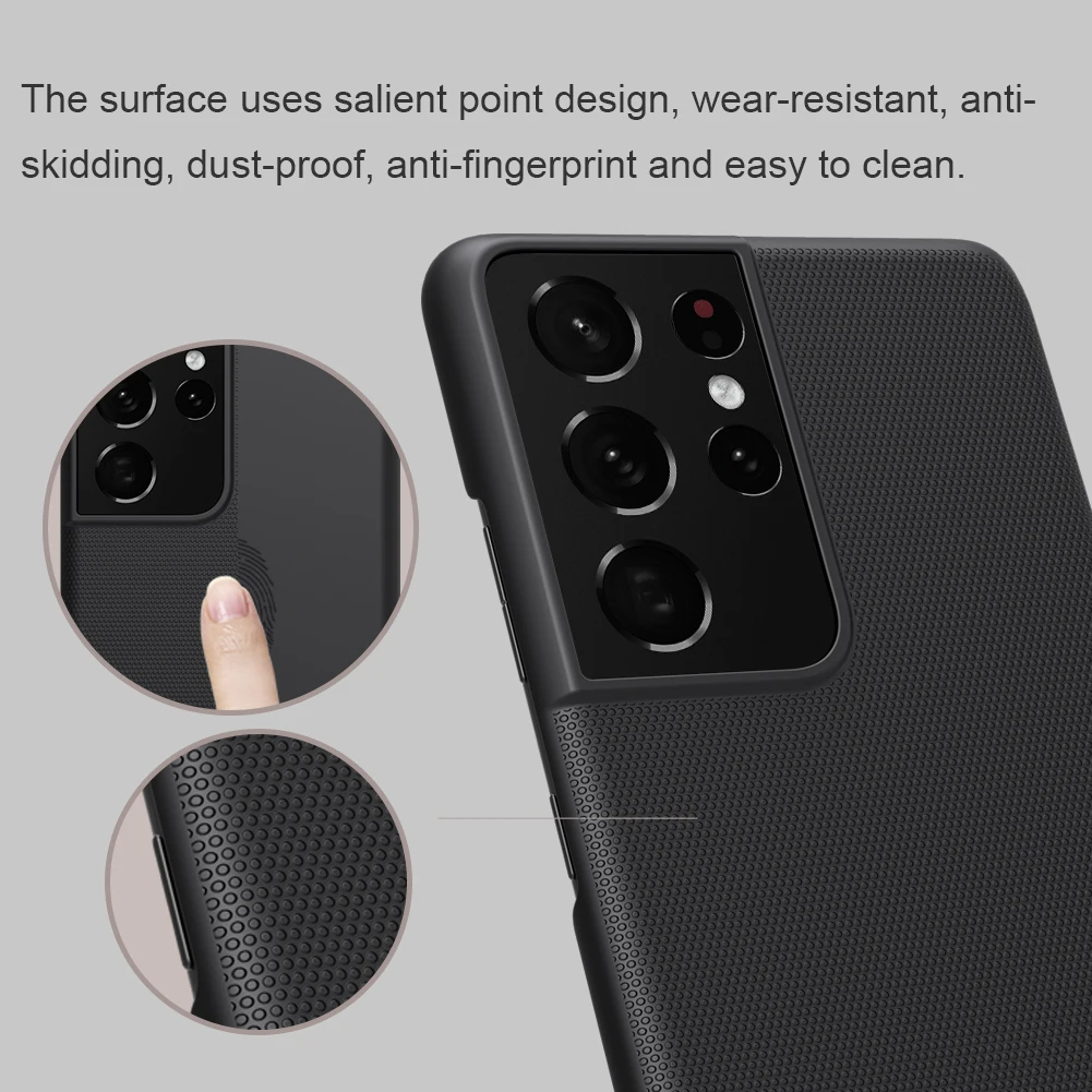 for Samsung S21 FE S20 Ultra Plus 5G Case Nillkin Frosted Shield Hard Full Cover for Galaxy A33 A23 A13 A72 A52 A32 A22 A12 4G