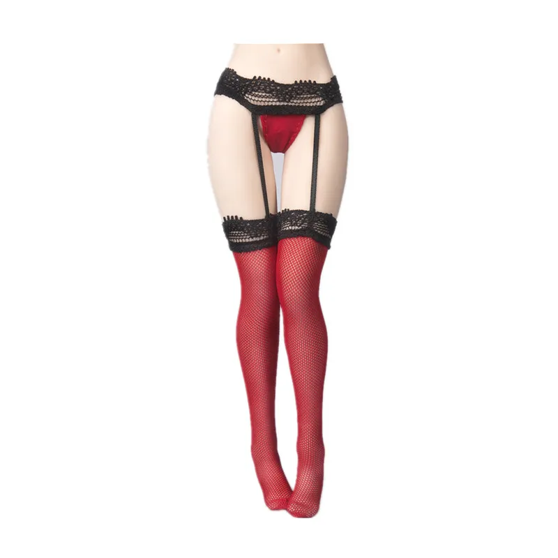 

1/6 Scale Female Clothing Model TYM024 Sexy Garter Socks Panties Siamese Stockings Toy Accessories For 12'' Action Figure Body