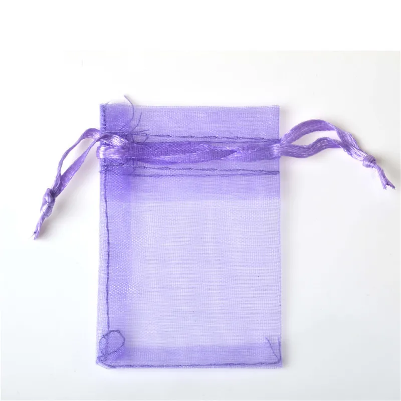 light purple 10 шт./лот(11 размеров) Органза Подарочные сумки свадьба день рождения конфеты шоколадные сумочки подарок на Рождество, Хэллоуин коробка упаковочные сумки - Цвет: light purple