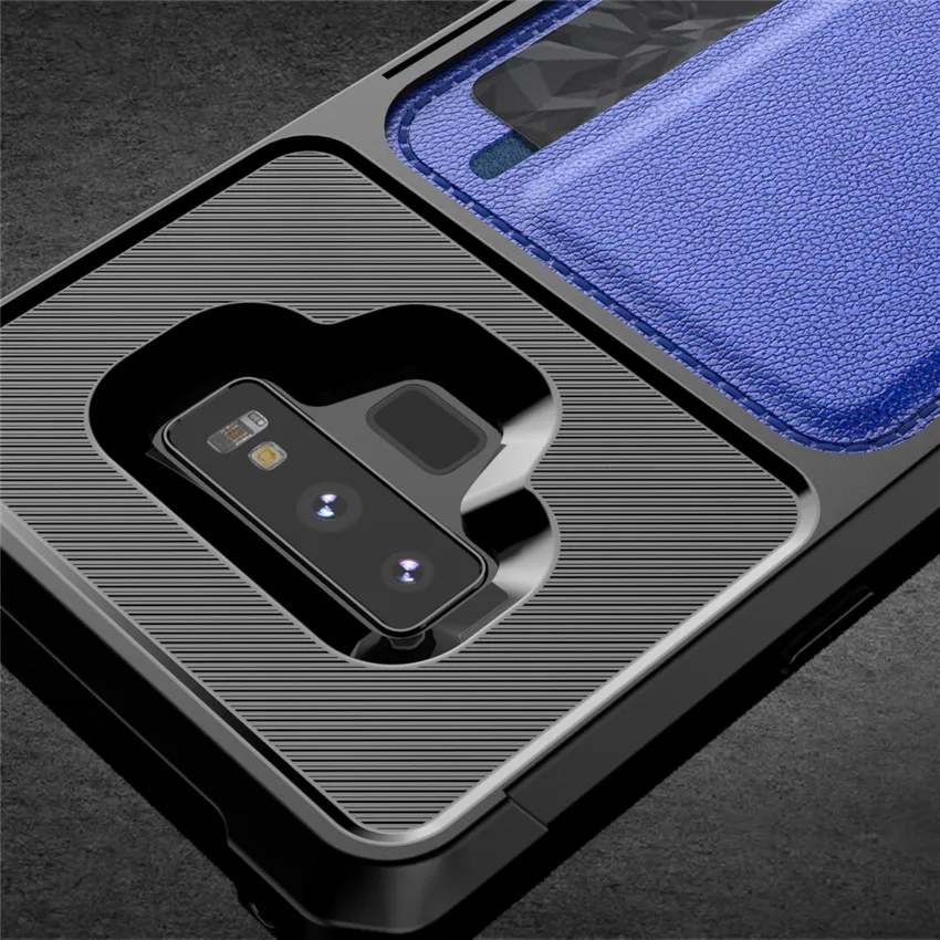 Роскошный кожаный кошелек для карт чехол телефона Samsung Galaxy Note 9 S9 s10 Plus S10e