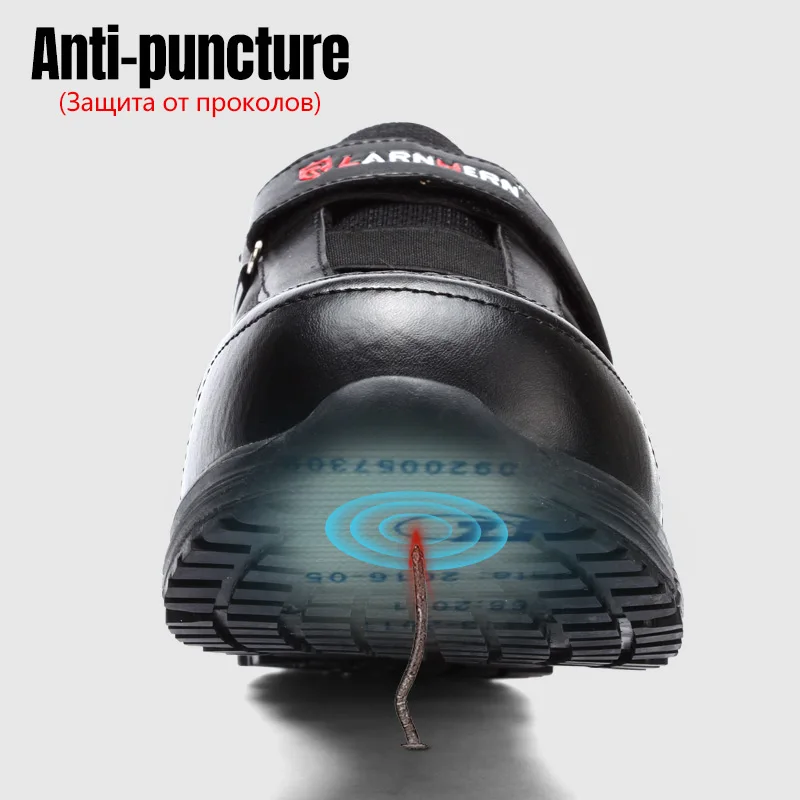 Рабочая безопасная обувь мужские удобные легкие Нескользящие кроссовки со