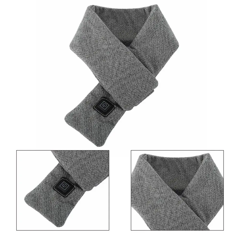 

Neck Heating Pad Intelligence Scarf Heating Unisex With Pockets Warm Scarf Battery Heating Comfortable Neck
