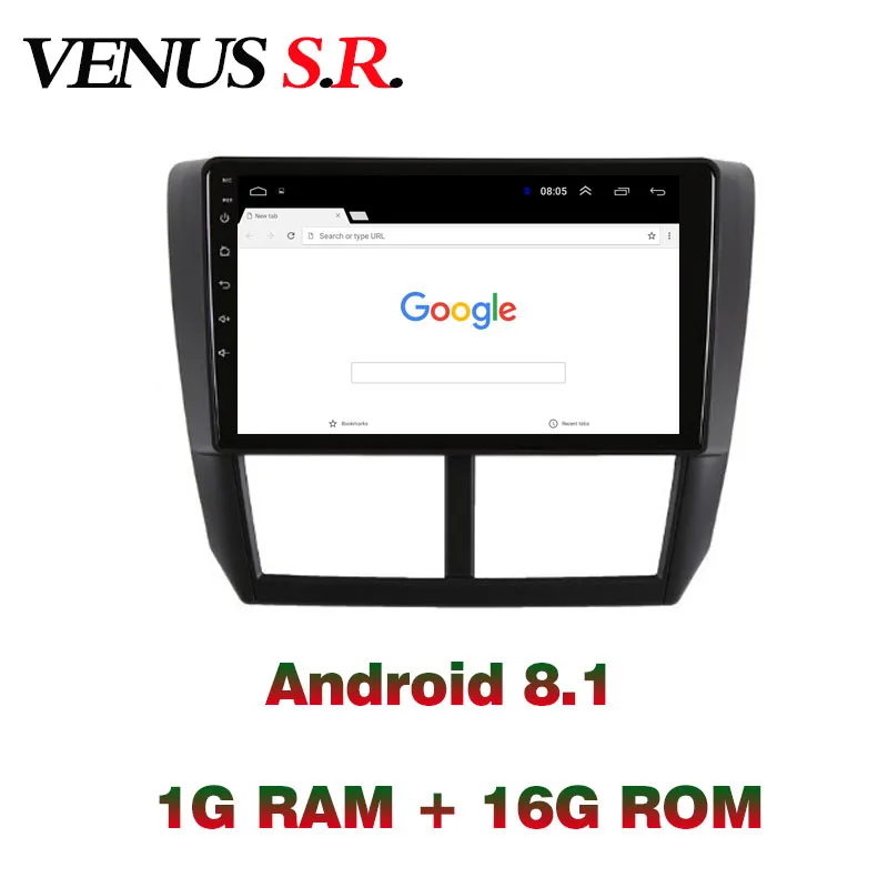 Автомобильный dvd-плеер VenusSR на Android 8 1 2.5D для SUBARU Forester радио 2008-2012 мультимедийный
