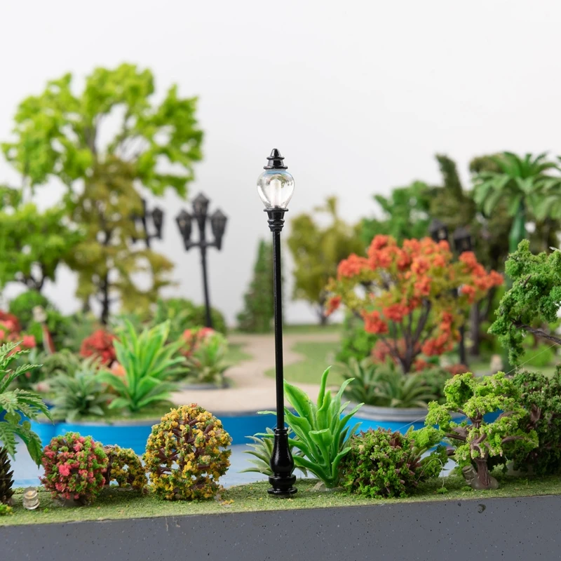 

Миниатюрный светильник, миниатюрный пейзаж, игрушечный домик, миниатюрная светодиодная уличная лампа для кукольного домика, ролевая игруш...