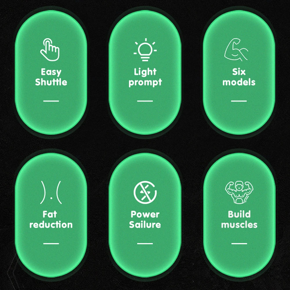 

EMS Abdominal Muscle Stimulator Trainer USB Connect Abs Fitness Equipment Training Gear Muscles Electrostimulator Toner Massage
