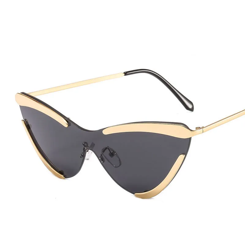 Современные винтажные Cateye женские солнцезащитные очки модные ретро маленькие