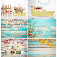 shengyongbao vinyl custom photography backdrops easter day and wood planks theme photo studio background 19117fh 05