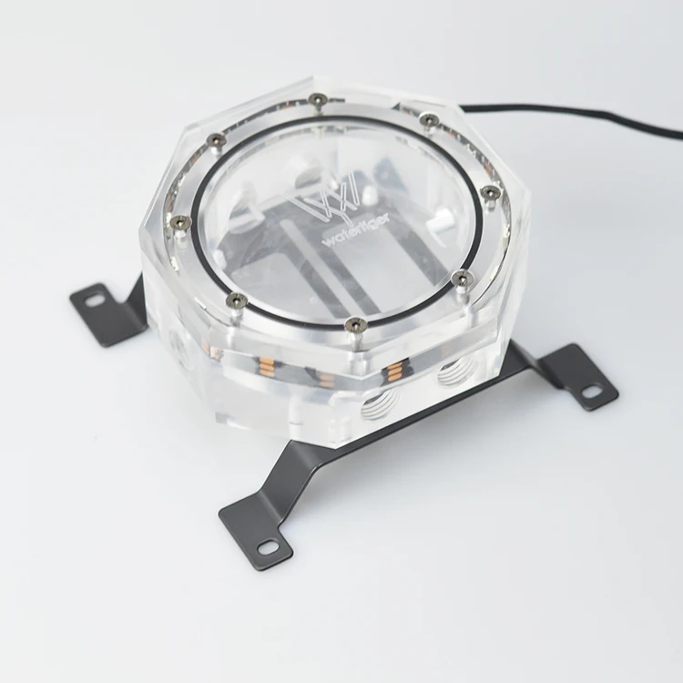 Восьмиугольный корпус для компьютера резервуар водяного охлаждения