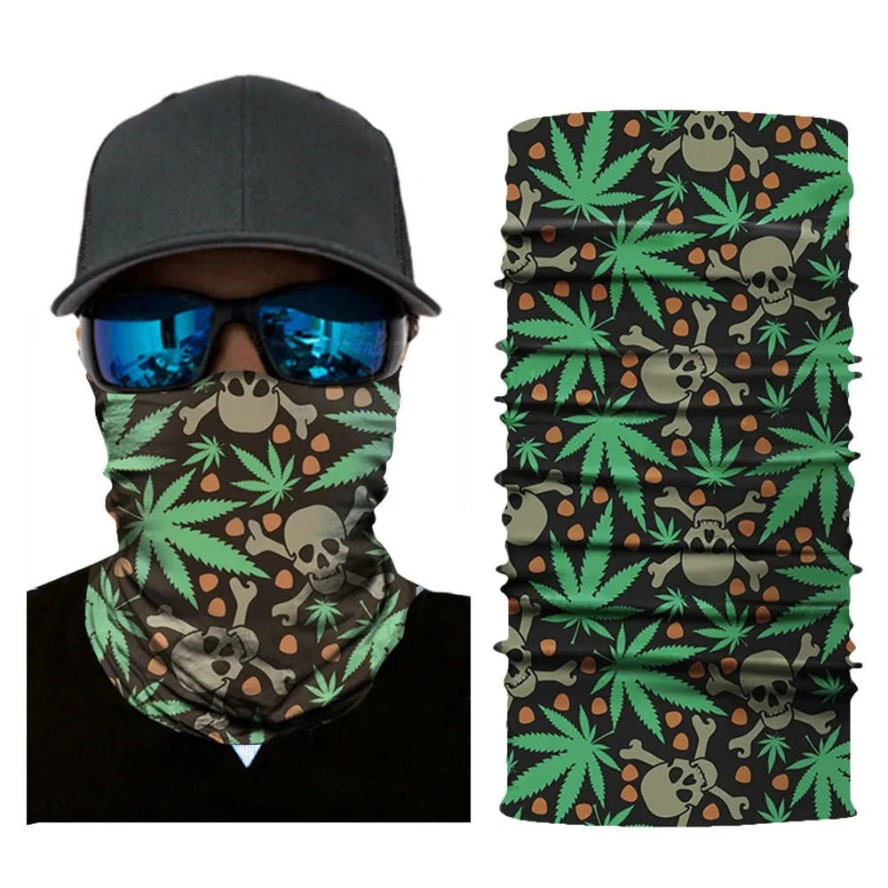 Велосипедная мотоциклетный головной платок для шеи маска лица с черепом Лыжная