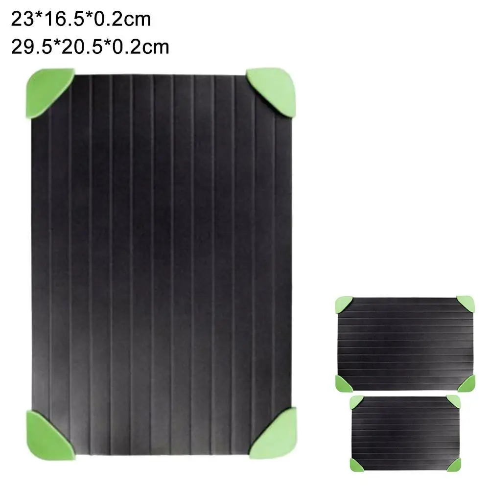 Волшебная быстрая металлическая тарелка для разморозки лоток мяса рыбы Еда