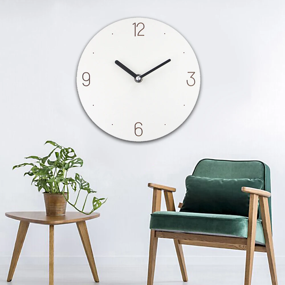 Деревянные большие настенные часы современный дизайн винтажные скандинавские 3D