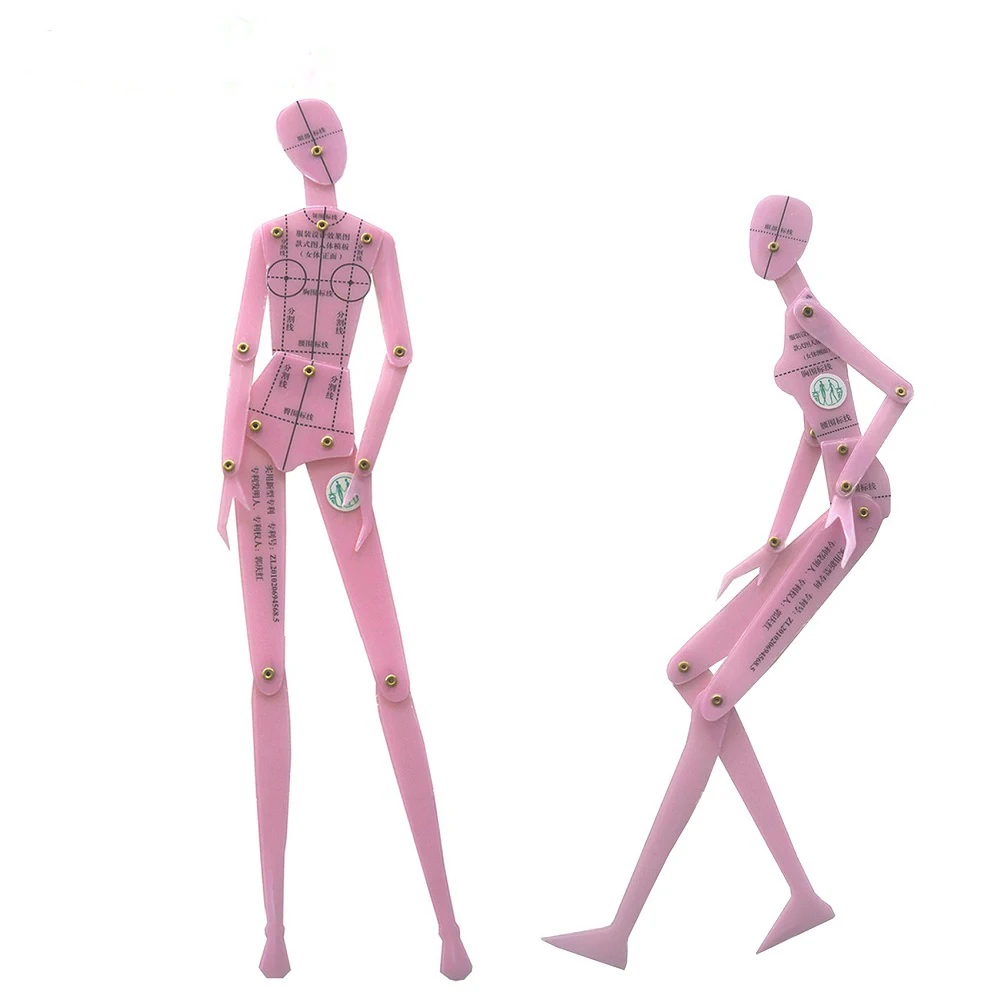

Fashion Drawing Ruler Garment Design of Human Body Dynamic Hand Drawing Template Ruler Women Effect Drawing Style