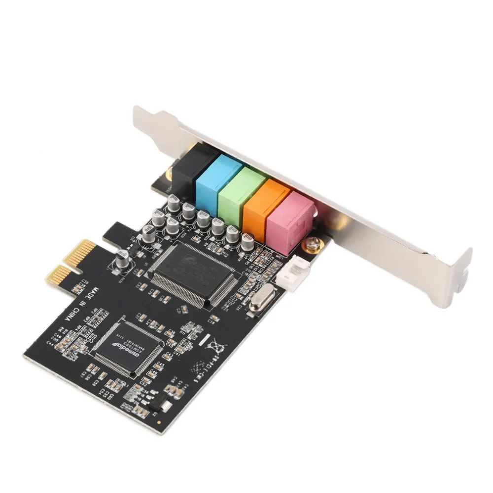 Новые PCI Express x1 PCI-E 5.1ch CMI8738 Чипсет аудио цифровая звуковая карта
