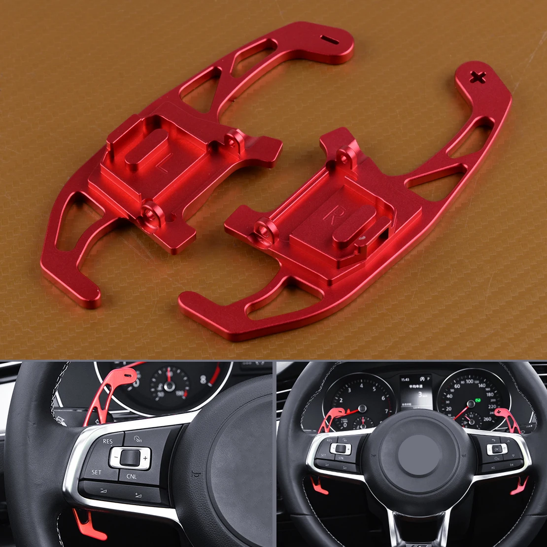 Весло рулевого колеса CITALL 2 шт. DSG удлинитель подходит для VW Polo GTI Golf 7 MK7 Passat вариант