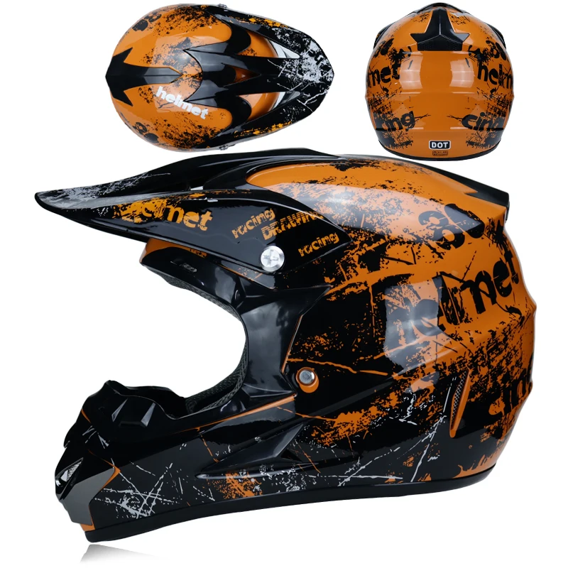 MSUEFKD casque de moto Dirt bike vtt descente croix capacete da moto cascos moto cross off road casques Dot утвержден - Цвет: 8