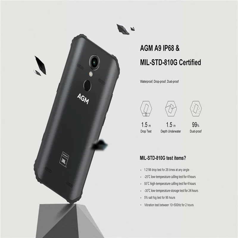 AGM A9 IP68 JBL кобрендинг 5 99 &quotЭкран 4 Гб Оперативная память 64 Встроенная настроенные