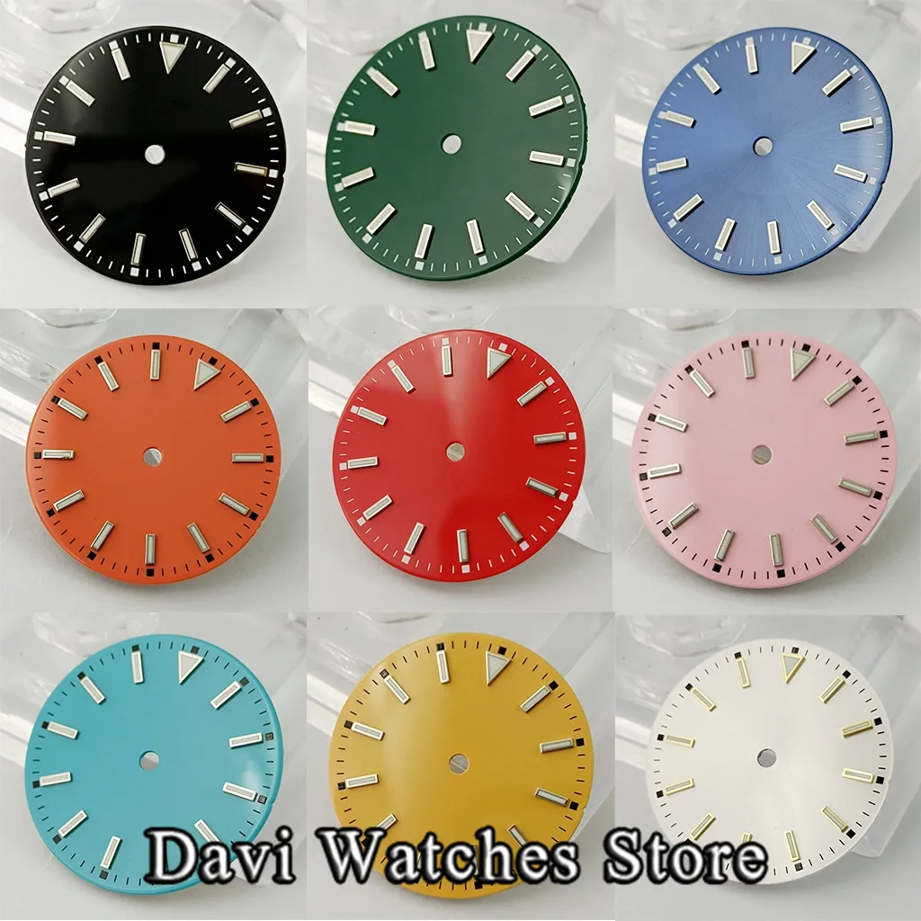 

9 Types 29.2mm Bliger Sterile Black/Blue/Green Watch Dial Fit NH35/NH35A ETA2824/2836 Miyota 8205/8215/821A DG2813/3804 Movement