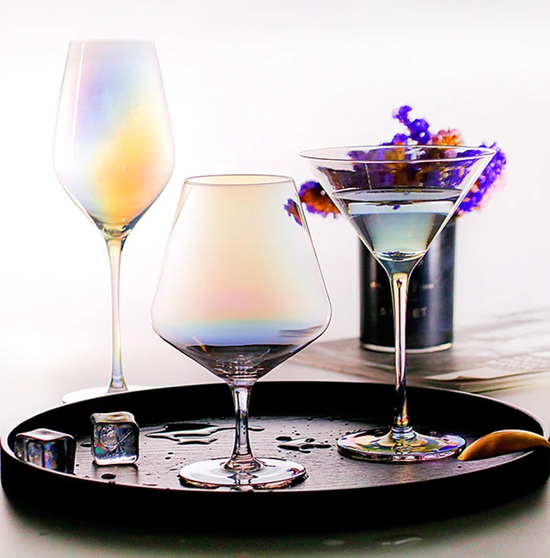 Классическая мода в форме бокала с красным вином высокого качества дома вечерние