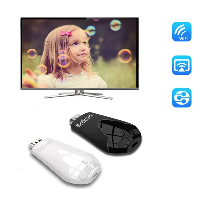 HD Wi Fi видеокарта беспроводной дисплей Airplay конвертер 1080P медиа поток адаптер для
