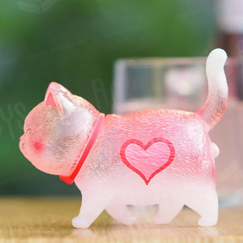 

Blind Box Toys Meow Meow Bag Full of Swinging Bells Transparent Colorful Cat Bells Series Anime Cute Ornaments Mysterious Box