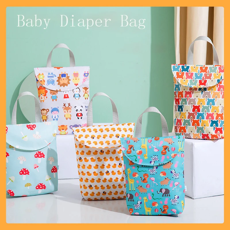 

Multifunctional Diaper Baby Storage Bag Cartoon Portable Children Storage Bag Wet/Dry Bag Mom Storage Bag Travel Diaper Bag