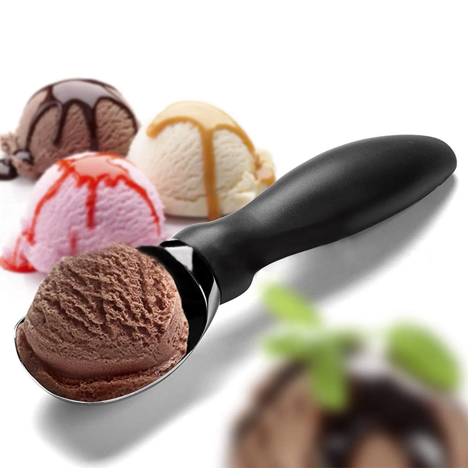 

Ice Cream Scoop Stainless Steel With Soft Grip Handle