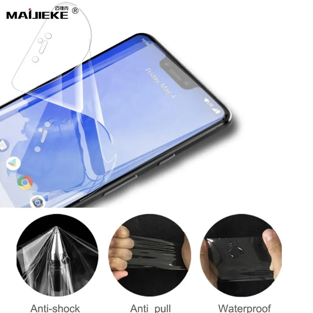 6D Soft Front Hydrogel Film for Oneplus 8 pro 7T Full Cover Nano Screen Protector Protective Not Glass | Мобильные телефоны и