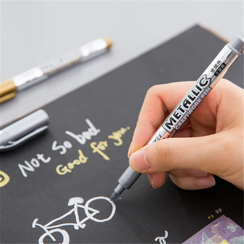 Свадебное украшение Золотой/Серебряный знак ручка для подписи подарок на день