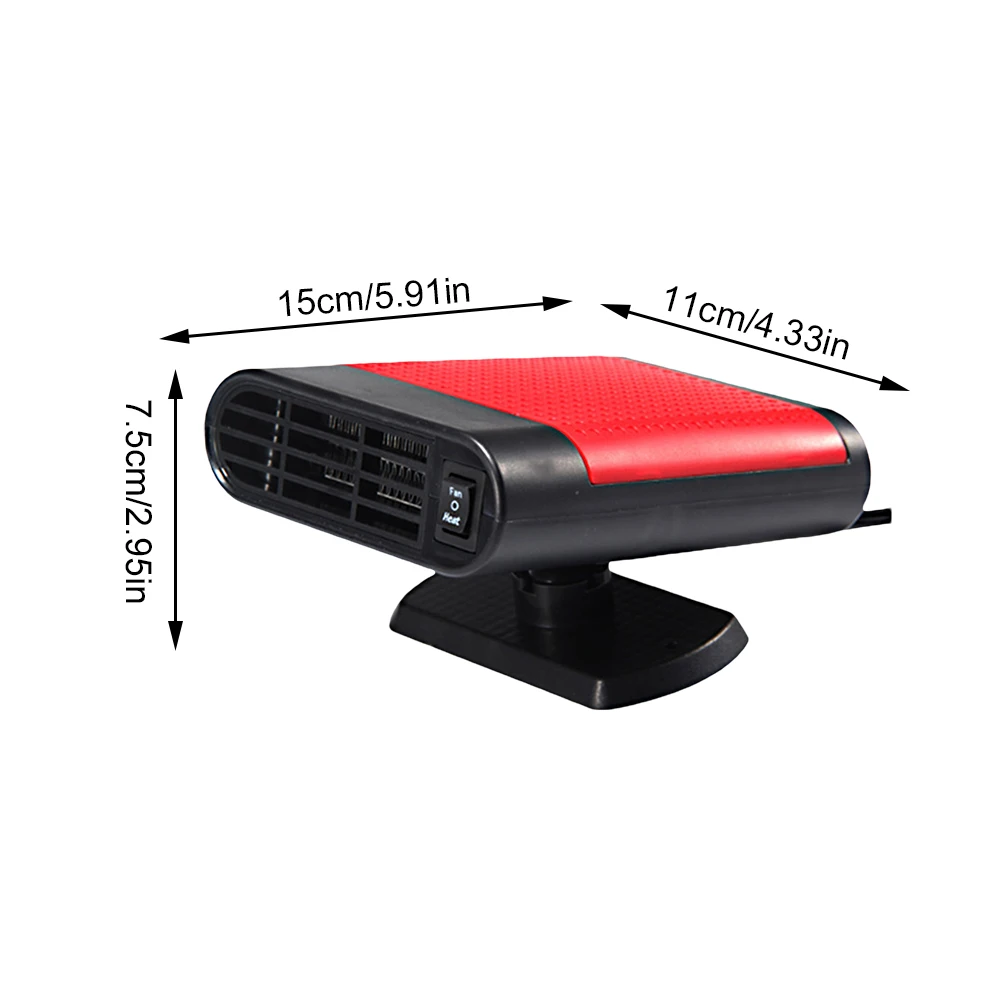 Автомобильный обогреватель 12 В/24 В портативный вентилятор с быстрым нагревом для