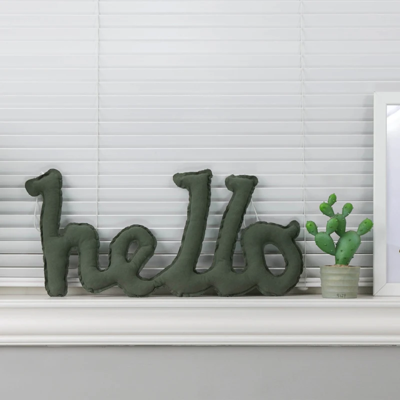 Детская подушка хлопковая подвеска с буквами палатка для новорожденных