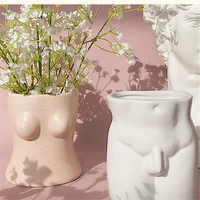 human body vase molds concrete cement flower pot silicone molds 3d resin clay planter tools home decor craft